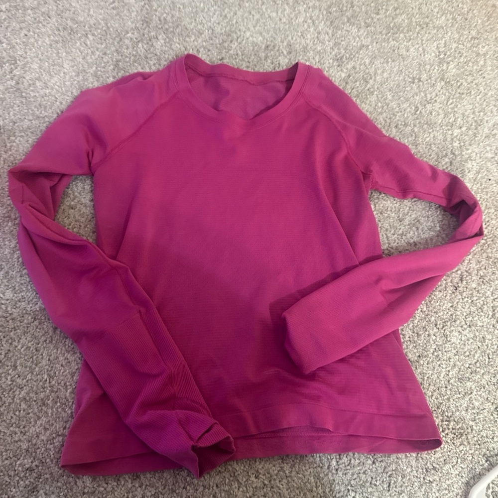 Women's Long Sleeve Pink Top